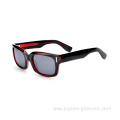 New Handmade Polished Full Rim Rectangle Acetate Sunglasses Frames Unisex Fashion Sunshades